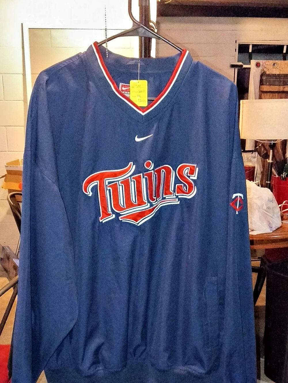 Nike Vintage Nike Minnesota Twins Center Swoosh MLB Windbreaker Pullover Vintage